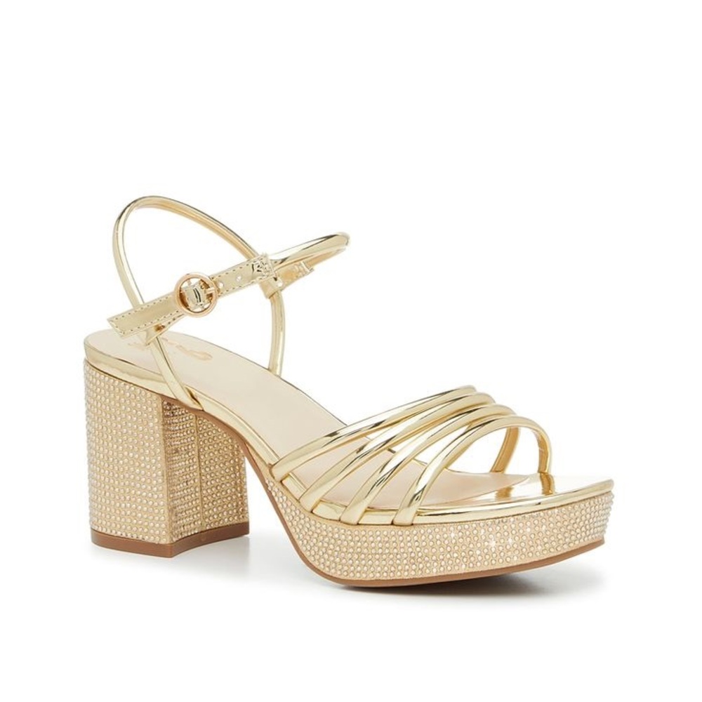 ✨🪩 Mix No 6 Gold Disco Platform Heels 🪩✨